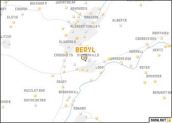 map of Beryl