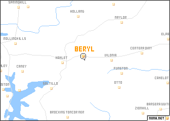 map of Beryl