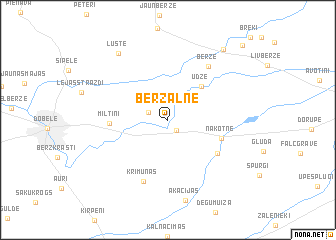 map of (( Bērzalne ))