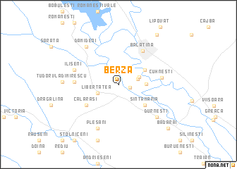 map of Berza