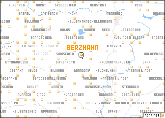 map of Berzhahn