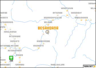 map of Besahoana