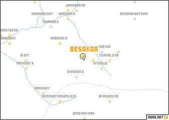 map of Besakoa