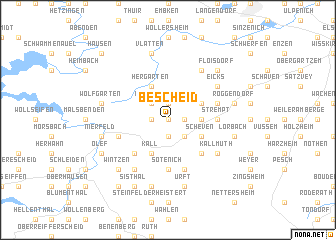 map of Bescheid