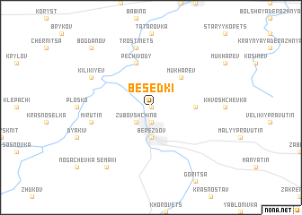 map of Besedki