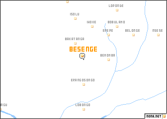 map of Besenge