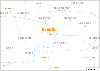 map of Beşenli