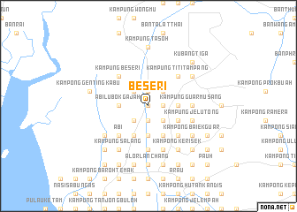 map of Beseri