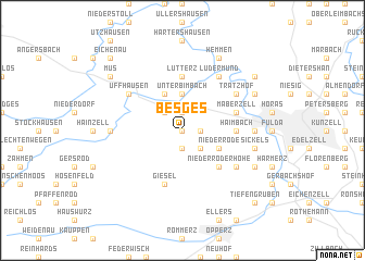 map of Besges