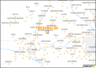 map of Beshbulok