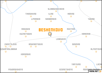 map of Beshenkovo