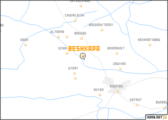map of Beshkapa