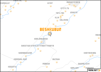 map of (( Besh-Kubur ))