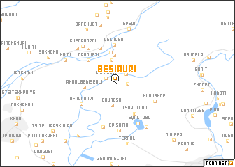 map of Besiauri