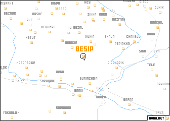 map of Bēsip