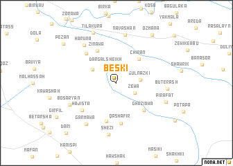 map of Bēskī