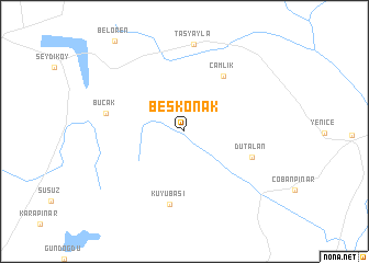 map of Beşkonak
