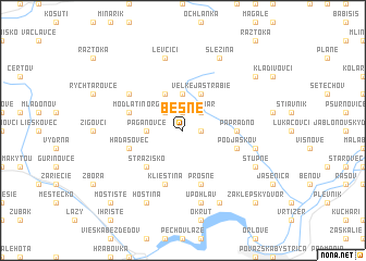map of Besné