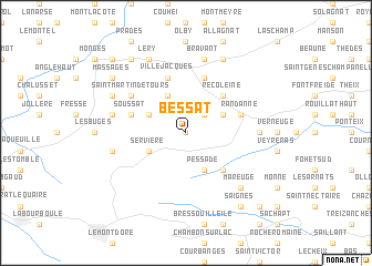 map of Bessat