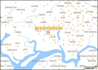 map of Bessensangar
