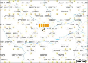 map of Besse