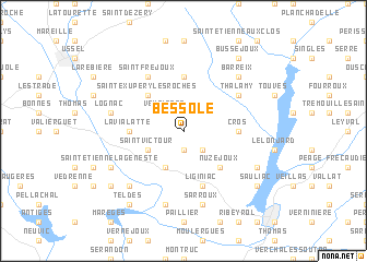 map of Bessole