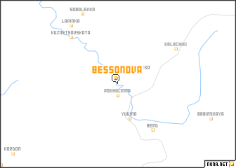 map of Bessonova