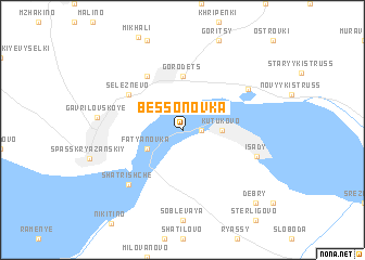 map of Bessonovka