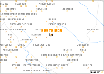 map of Besteiros