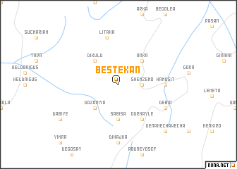 map of Bestēkan