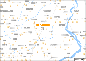 map of Be Suawo