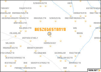 map of Beszédestanya