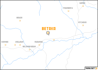 map of Betaka