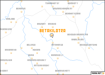 map of Betakilotra