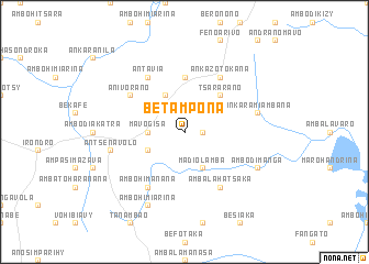 map of Betampona