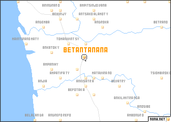 map of Betantanana