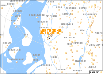 map of Bet Bogha