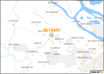 map of Bethany