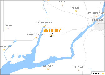 map of Bethany