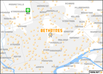 map of Bethayres