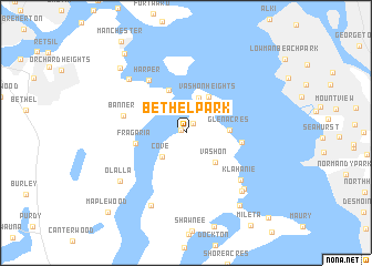 map of Bethel Park