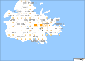 map of Bethesda