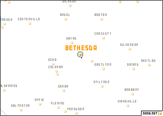 map of Bethesda