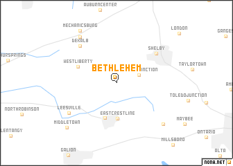 map of Bethlehem