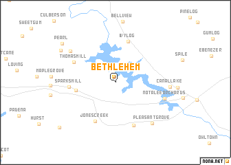 map of Bethlehem