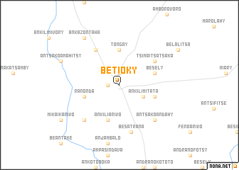 map of Betioky