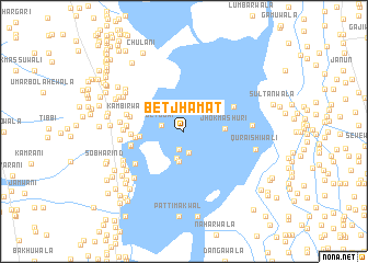 map of Bet Jhamat