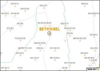 map of Bet Mīkaʼēl