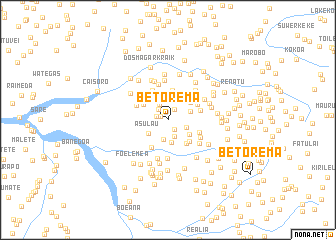 map of Betorema