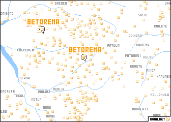 map of Betorema